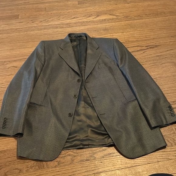 Tessitura Di Quaregna Men’s Suit Jacket Grey Size 44 - Picture 1 of 5